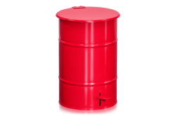 Avfallsbehållare 30 l inklusive Fotpedal Röd